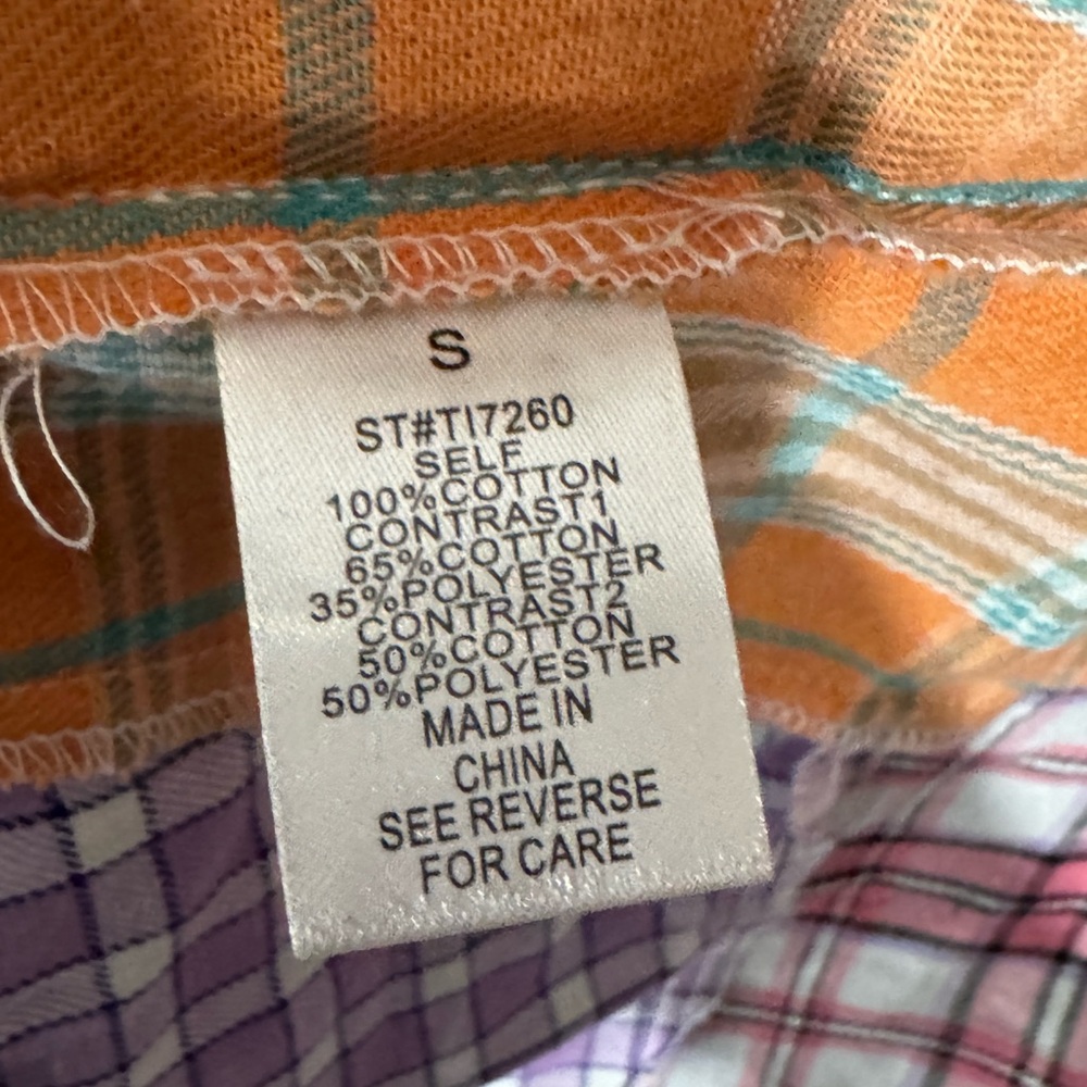 Better Be Women’s Patchwork Plaid Button-Down Shi… - image 6